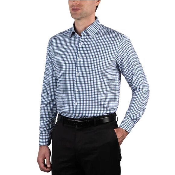 NWT Nautica Men's Performance Dress Shirt -- Iron free - Picture 2 of 10